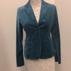 Turquoise Velvet GAP Blazer - Size 6